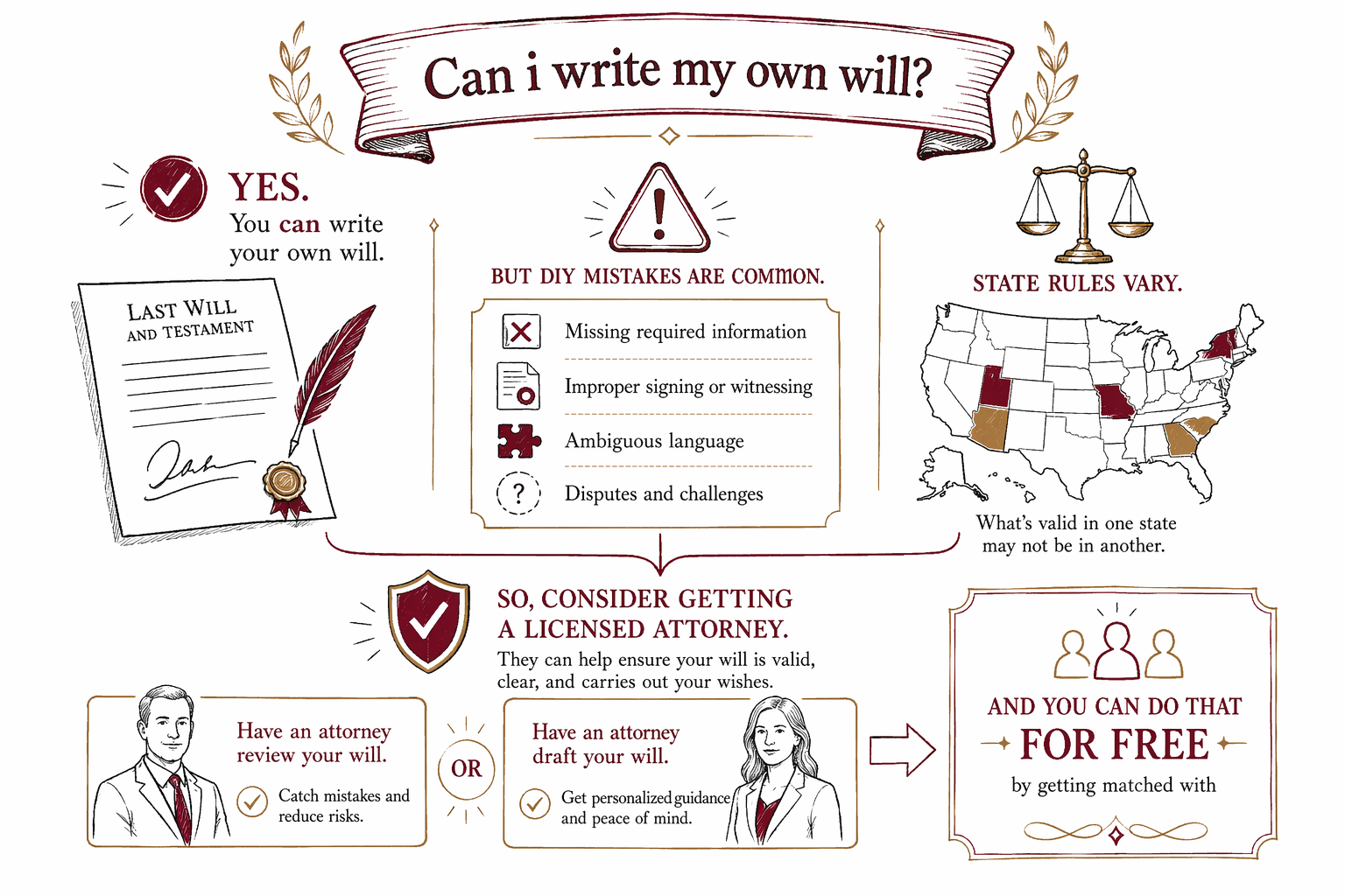 Can i write my own will?