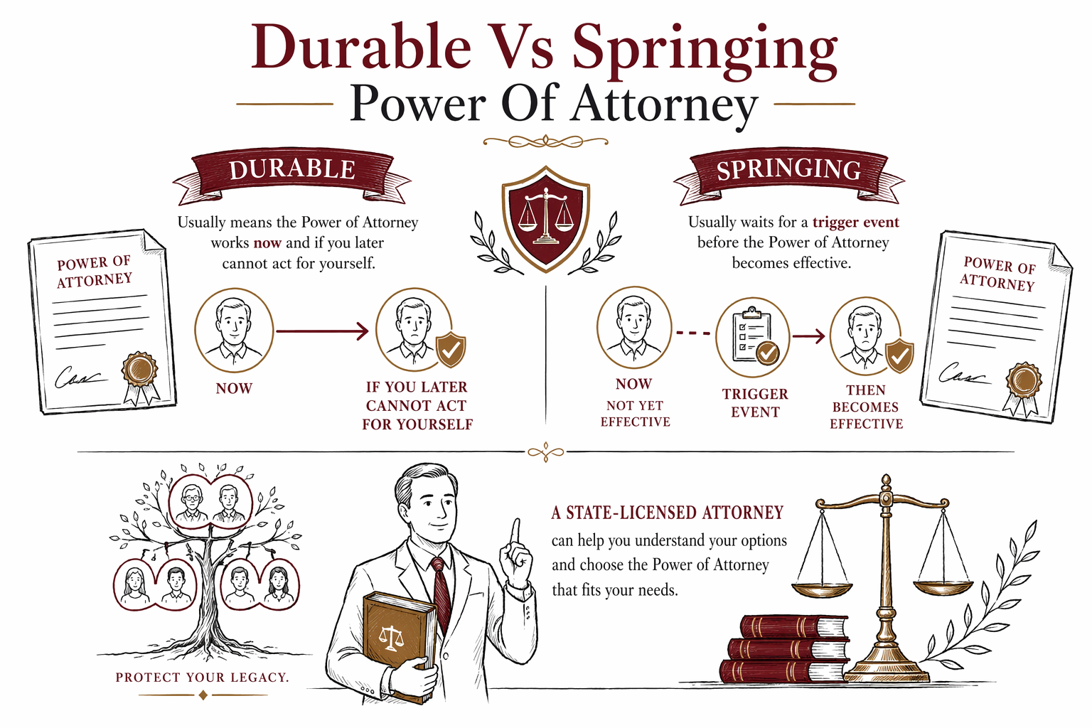 Durable Vs Springing Power Of Attorney