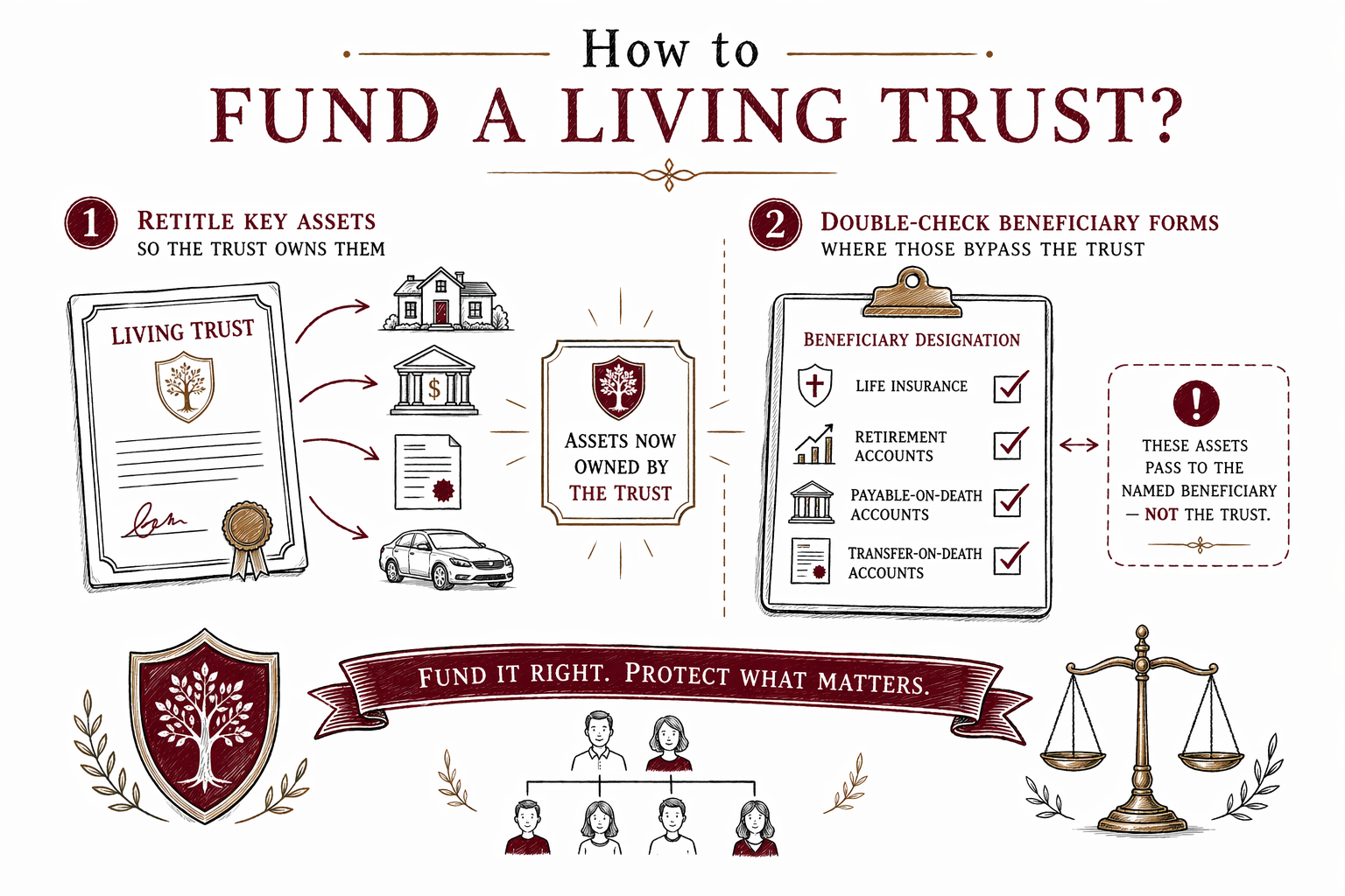 Kijan pou finanse yon trust vivan?