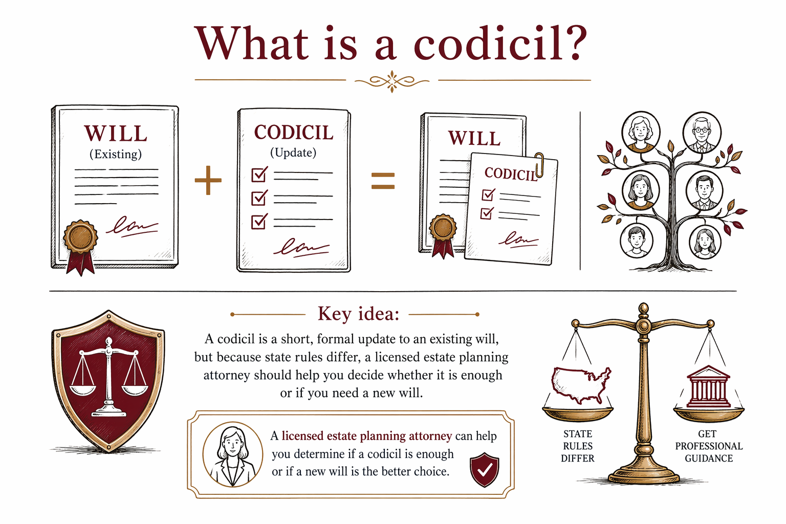 What is a codicil?