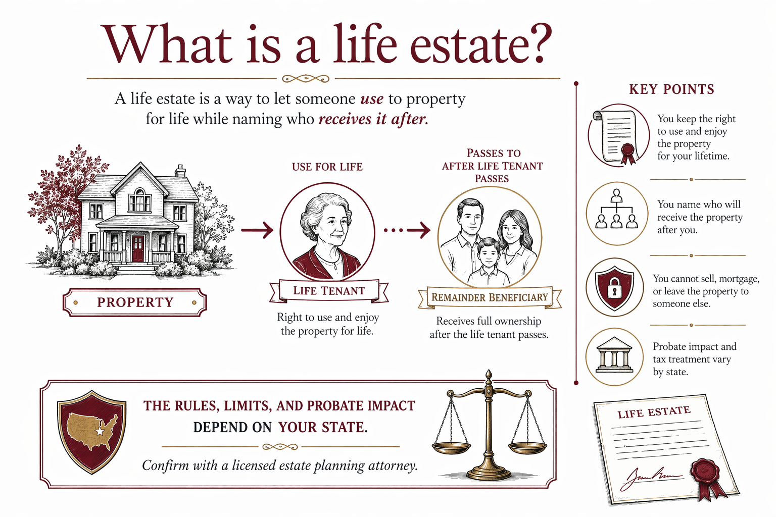 What is a life estate?