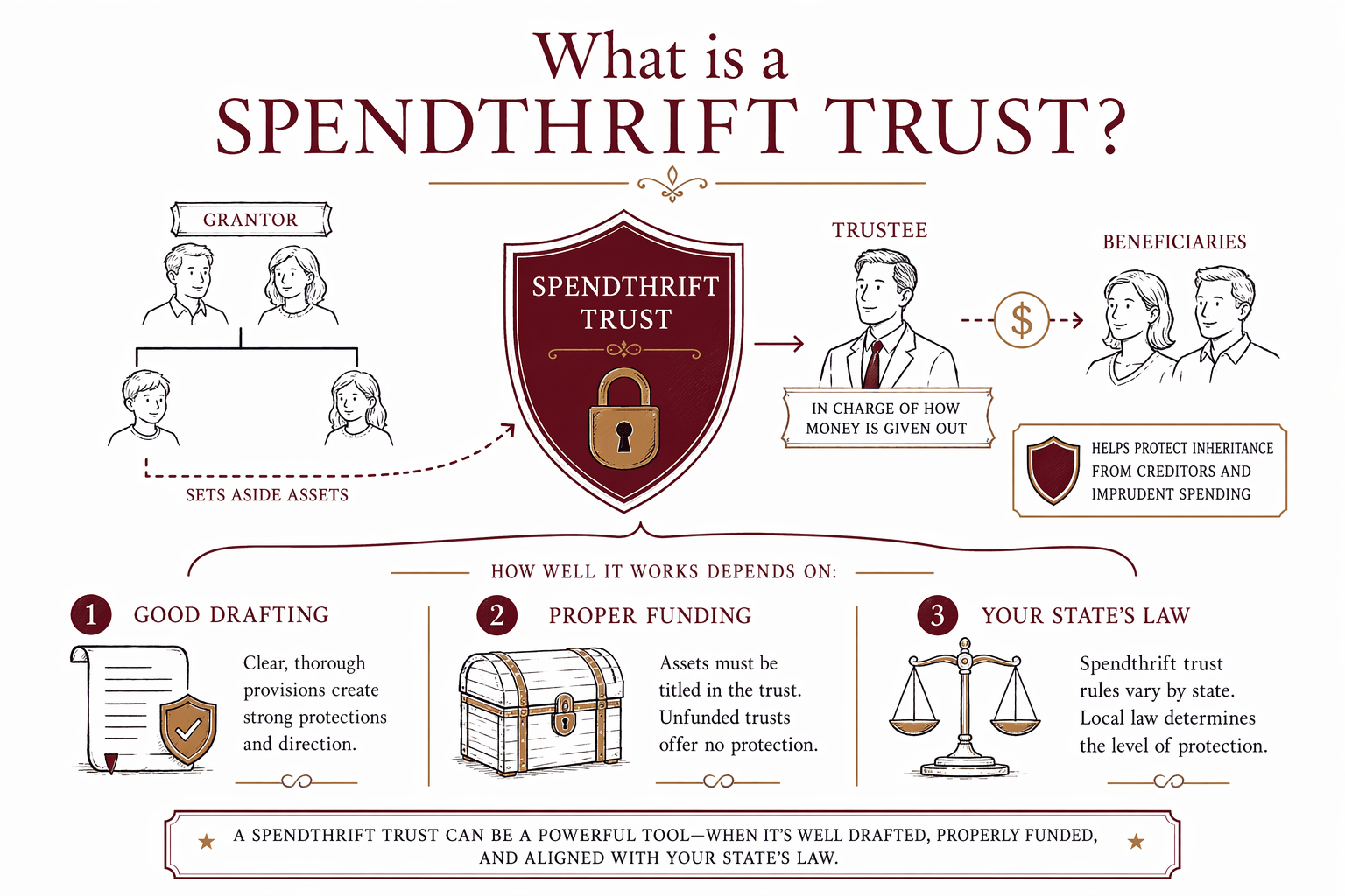 What is a spendthrift trust?