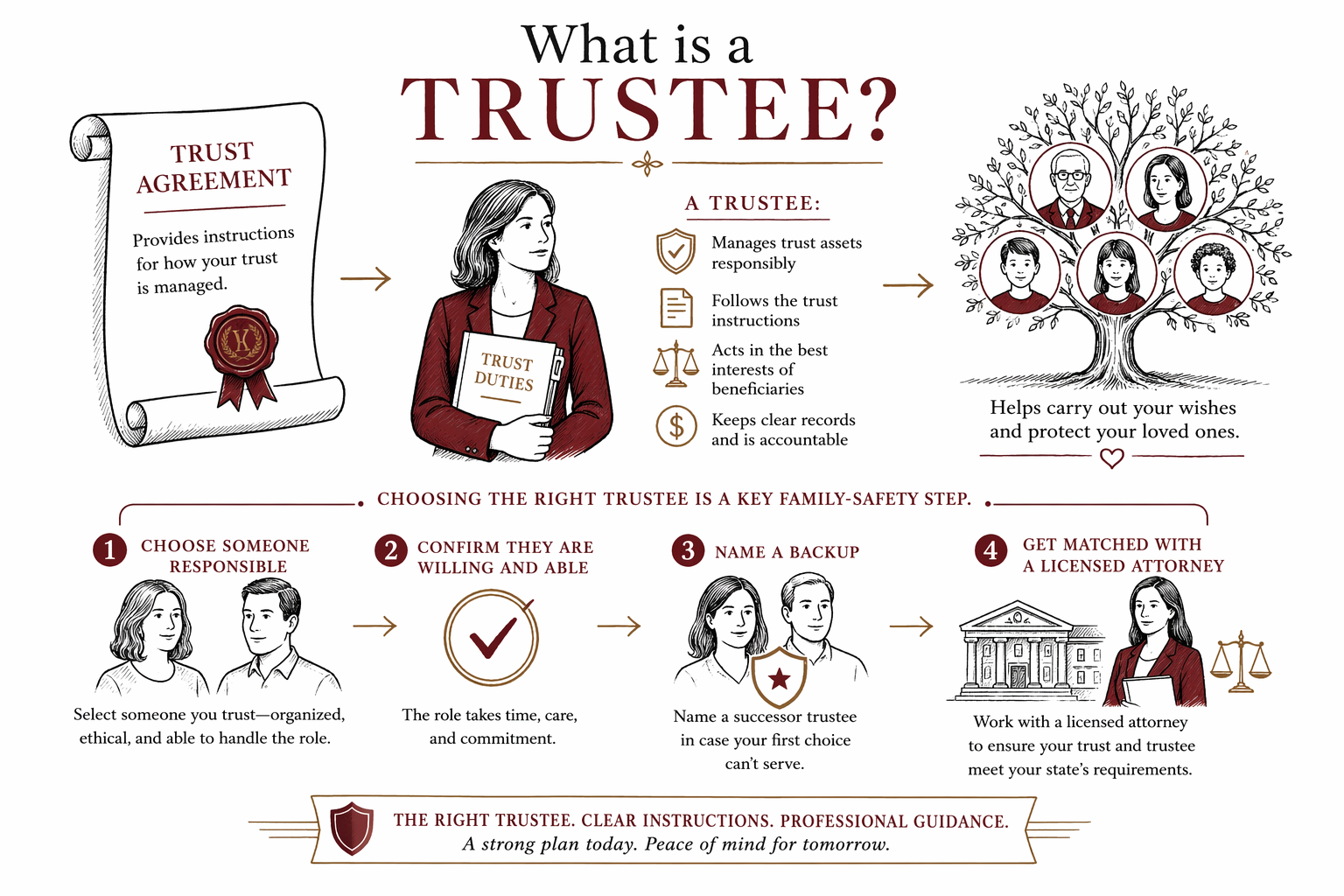 What is a trustee?